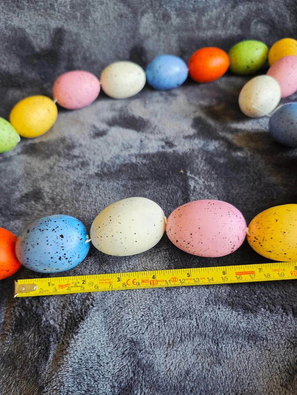 New Speckled Egg Garland, 72in Easter spring seasonal holiday home decor accent